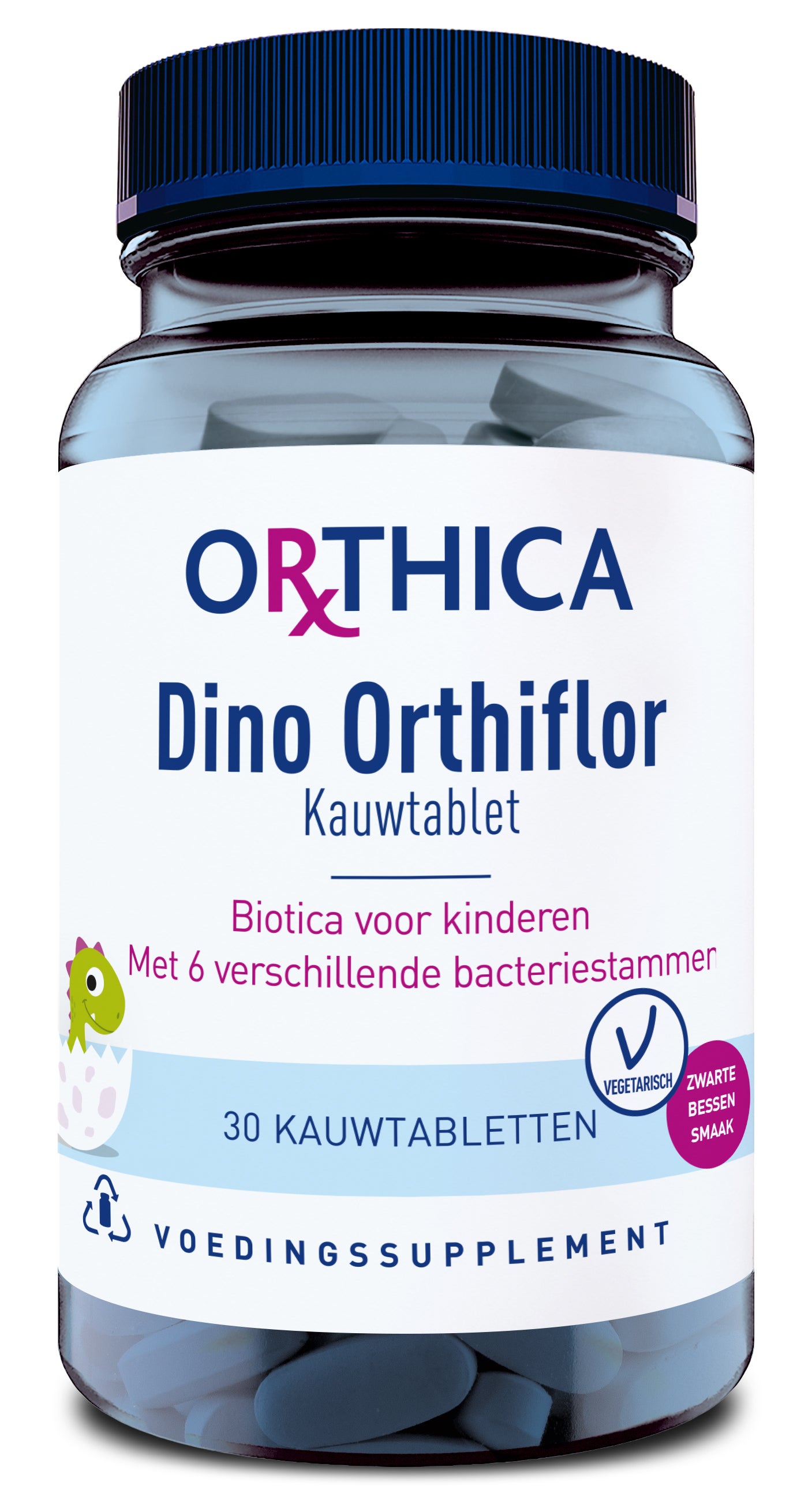 Dino Orthiflor Kauwtablet voorzijde
