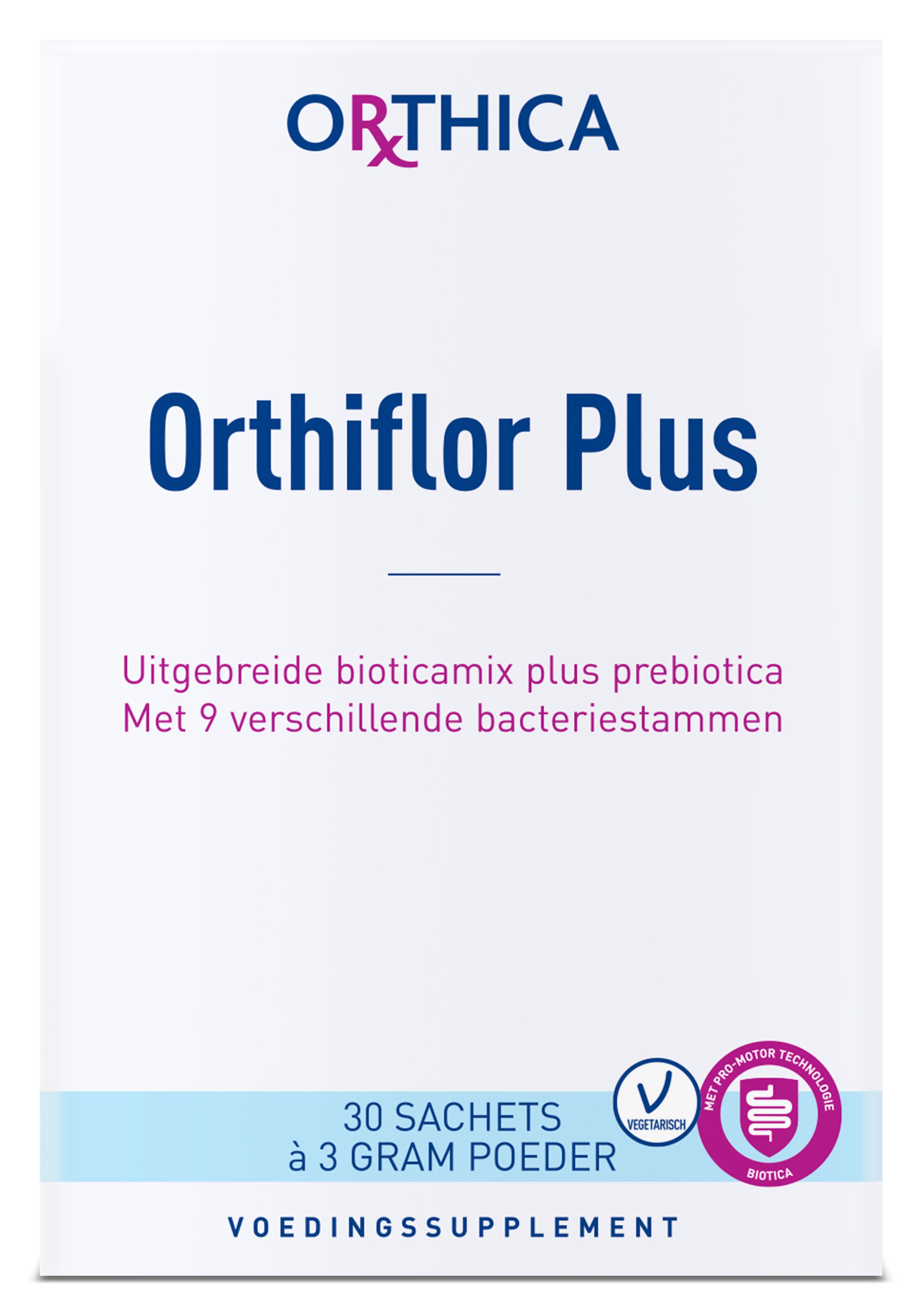 Orthica Orthiflor Plus 30 sachets voorzijde